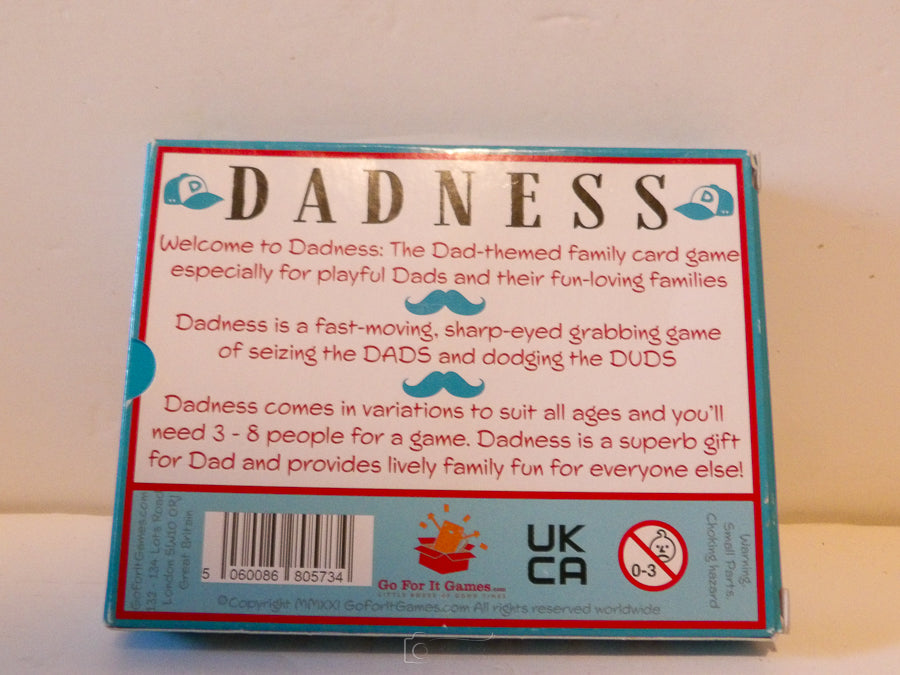 Dadness - Dad Themed Card Game - Activity Game - Great Condition image 1