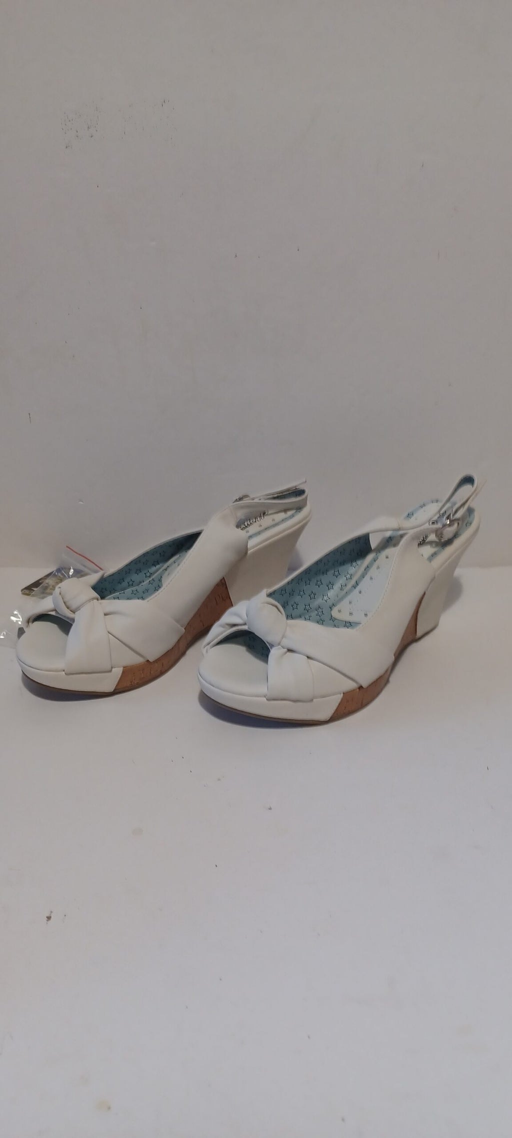 Hoyvoy - Sandalia - Heel Strap - Toeless - White - Brand New image 6