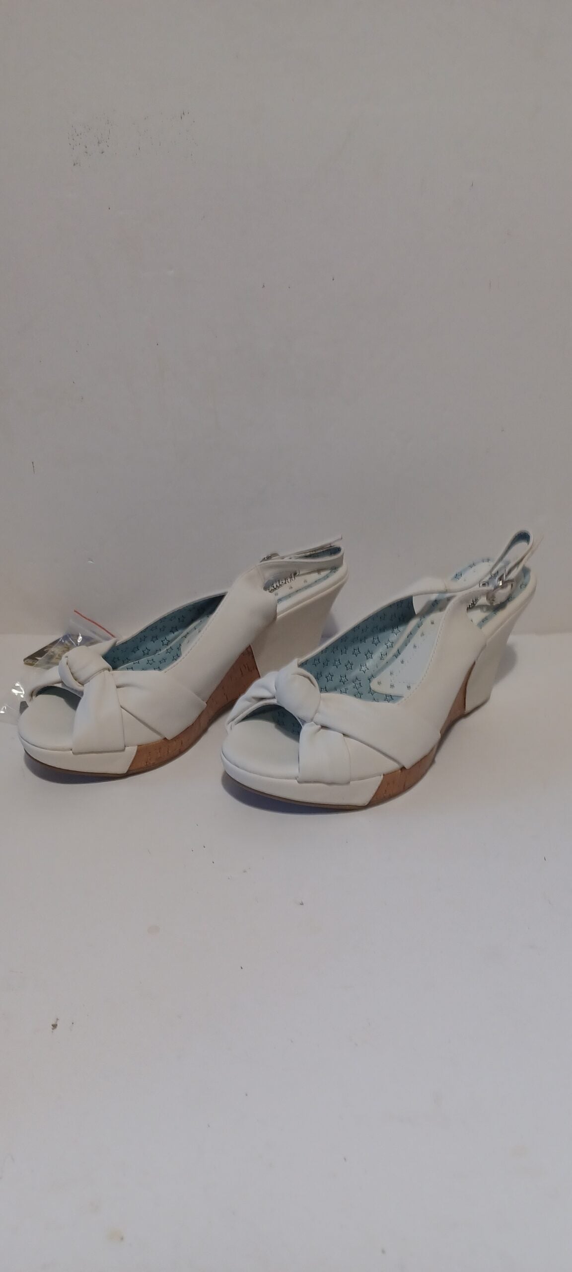Hoyvoy - Sandalia - Heel Strap - Toeless - White - Brand New image 6
