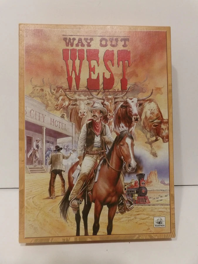 RARE - Way Out West - 3 to 5 Players - 1998 - Martin Wallace - Warfrog Games - Great Condition image 0