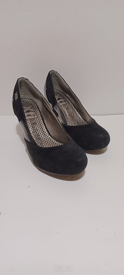 Xti - Sarraje- Strapless Heels - Black - Brand New - 5/38, Black image