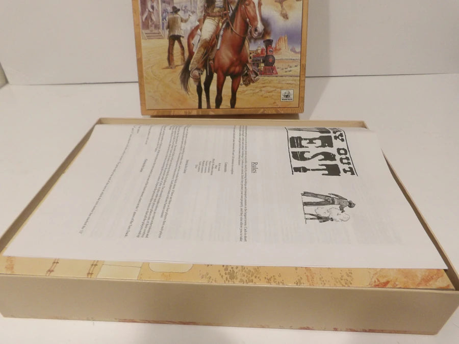 RARE - Way Out West - 3 to 5 Players - 1998 - Martin Wallace - Warfrog Games - Great Condition image 8