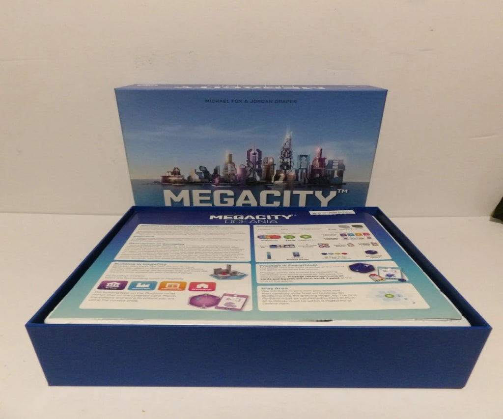 MegaCity -  Oceania -  Build a city on the sea - 2–4 Players - 2019 - Hub Games - Contents Like New image 1