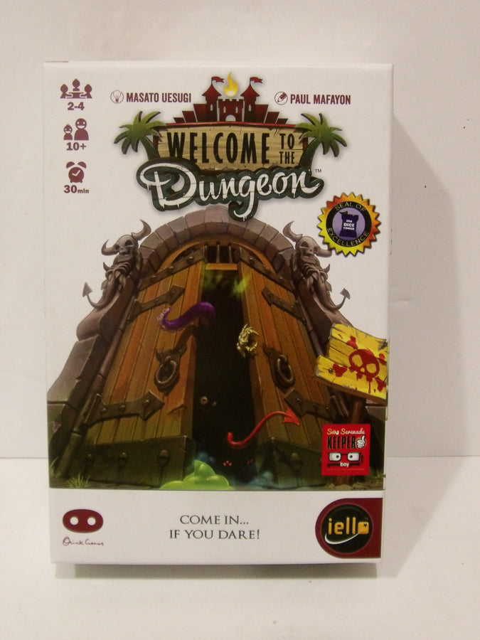 iello | Welcome to the Dungeon | Board Game | Ages 10+ | 2 to 4 Players | 30 mins Minutes Playing Time | Opened Box | Like New image 0