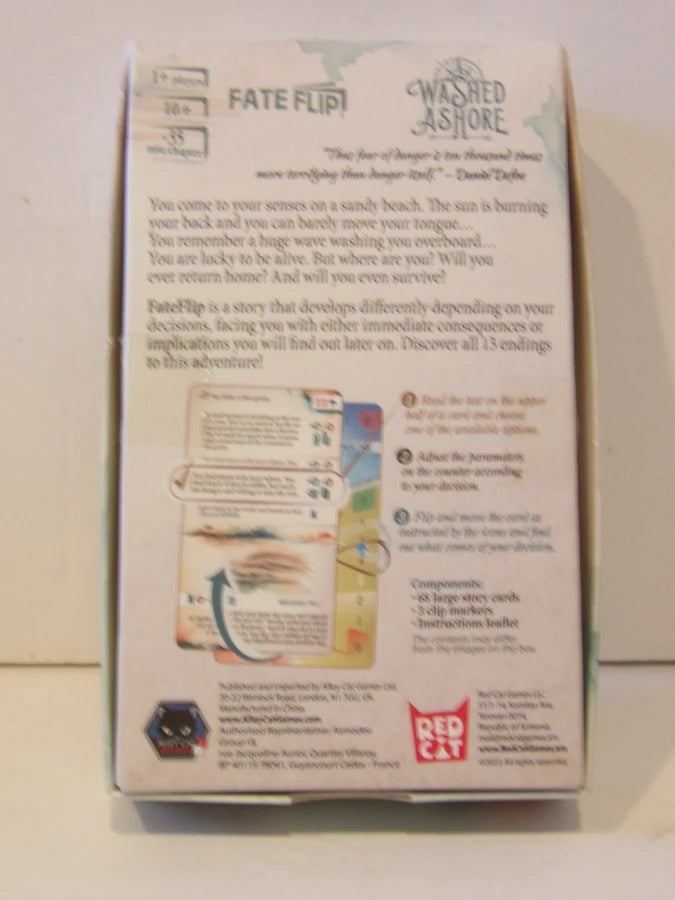Alley Cat Games Store - Washed Ashore - Card Based Game - Choose your own Adventure - Great Condition image 1