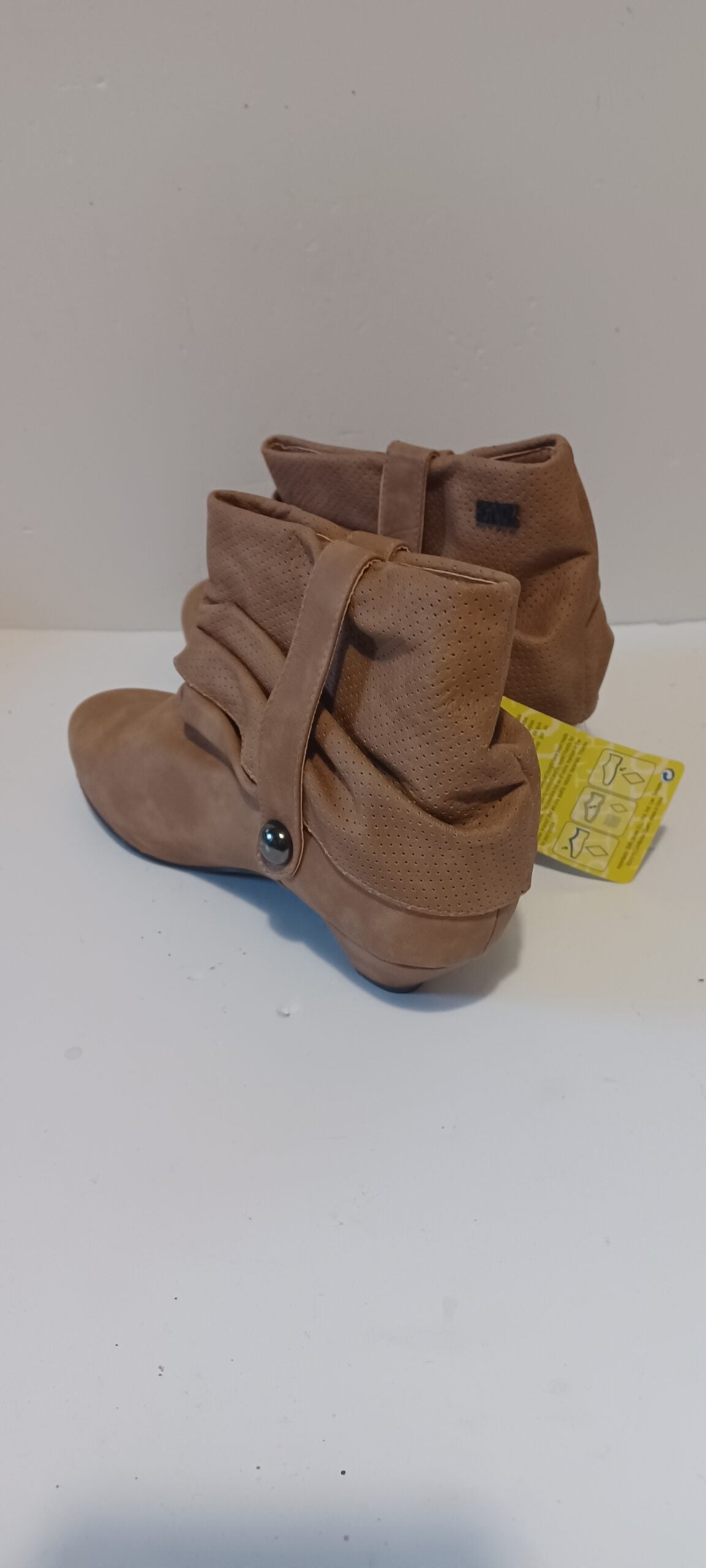 Hoyvoy - Botin - Ankle Boot - Ankle Buckle - Tan - Brand New image 5