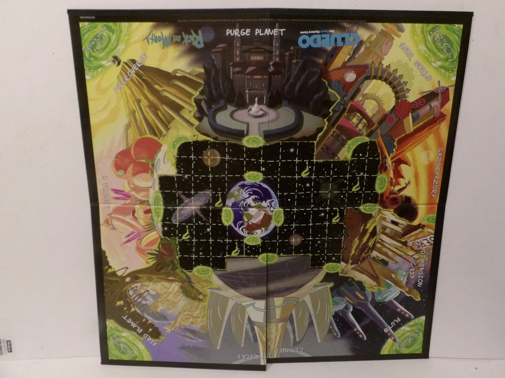 CLUEDO - Ricky and Morty Hasbro Family Board Game 2018 Complete - Great Condition image 7