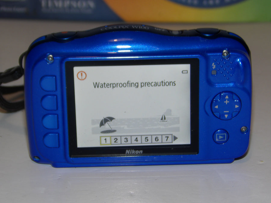 Nikon | Coolpix W100 | 13.2 Mega Pixel | Digital Waterproof Camera | Great Unused Condition image 7
