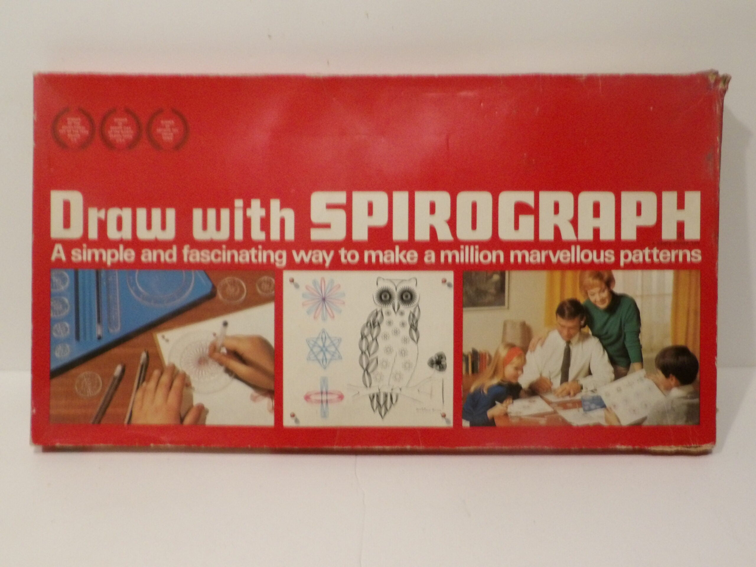 Spirograph Set. Denys Fisher Vintage. Great. Spares. 1960s 1970s Drawing Gift image 1