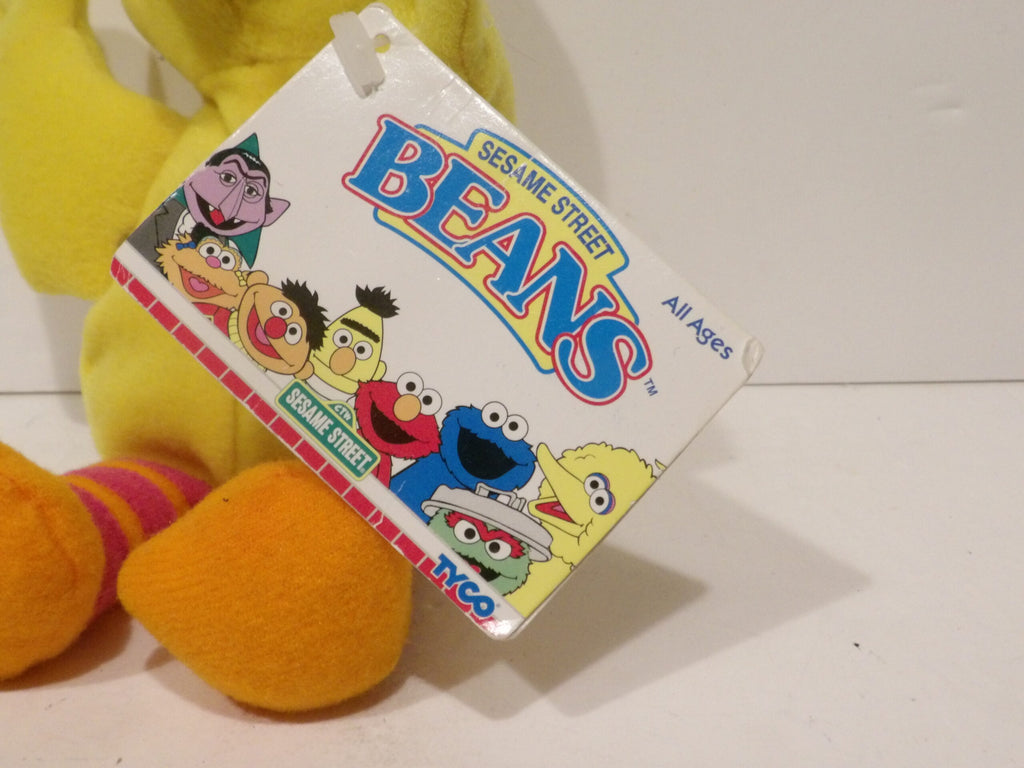 Sesame Street 8” Big Bird Tyco Vintage 1997 Collectible Plush Bean Bag Toy image 3