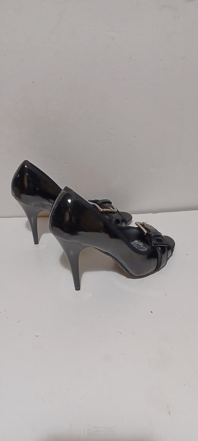 Xti - Chombinado - Ladies Heel - Front Buckle - Black - Brand New image 2