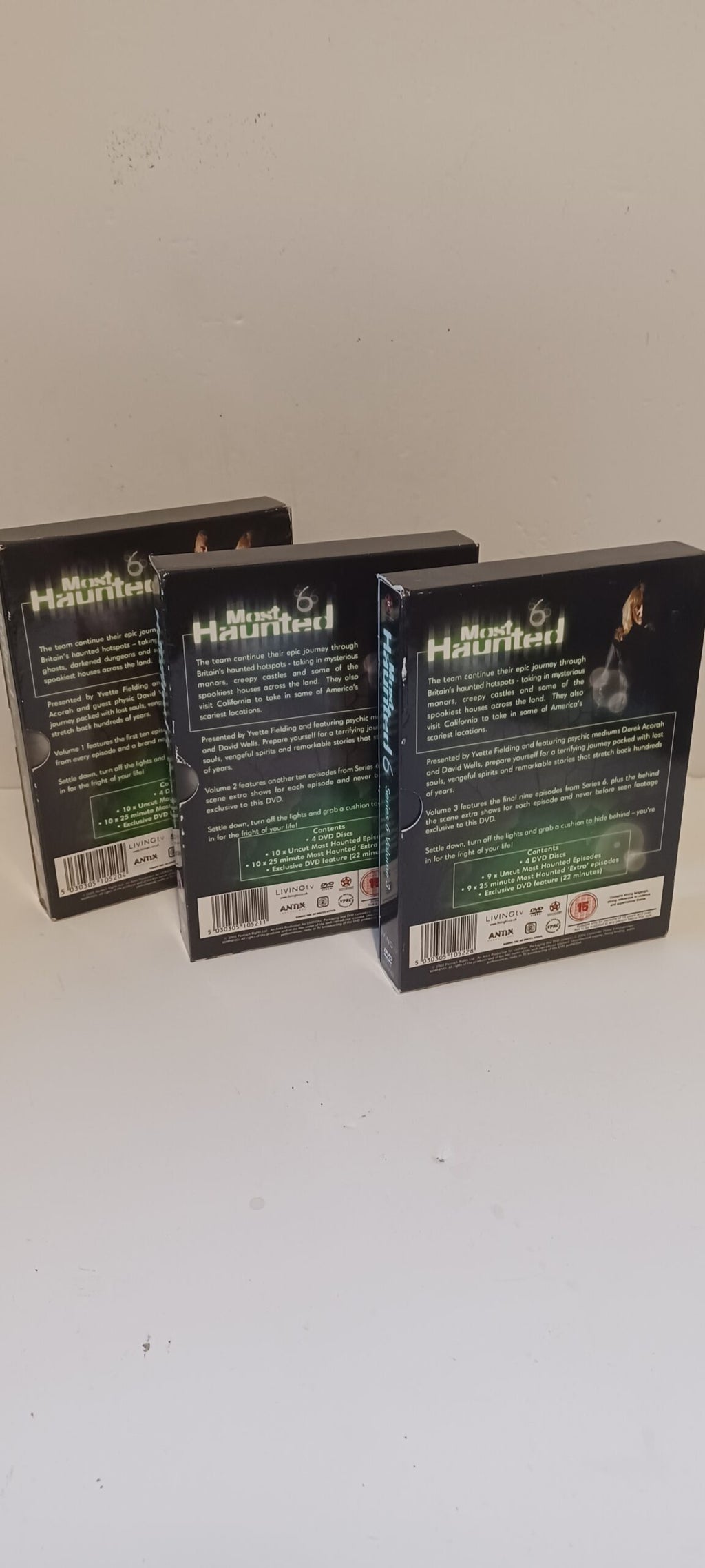 Most Haunted | Series 6 | Volumes 1,2 & 3 | Yvette Fielding | DVD Boxsets | Retail Condition image 2