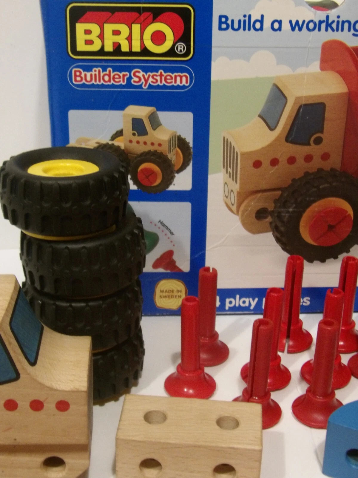 Vintage BRIO Builder System Dump Truck 34219 1998 & Loads More Parts image 5