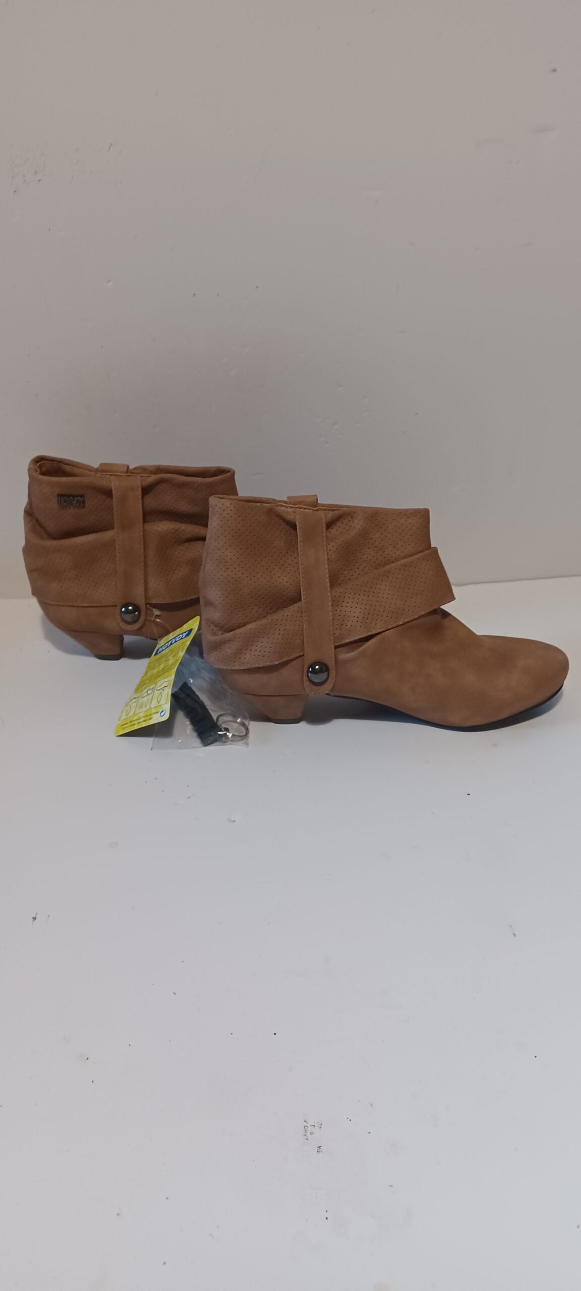 Hoyvoy - Botin - Ankle Boot - Ankle Buckle - Tan - Brand New image 2