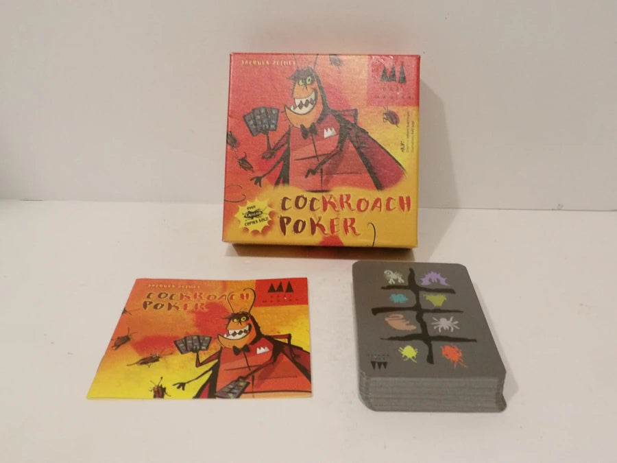 Schmidt - Cockroach Poker - Bluffing Poker Card Game - Ages 8+ - 2-6 Players - 15 Minutes Playing - Great Condition image 4