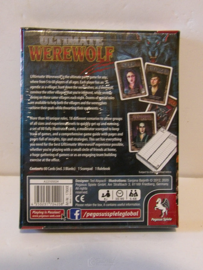 Ultimate Werewolf - Party Game - Ted Alspach - Brand New image 1