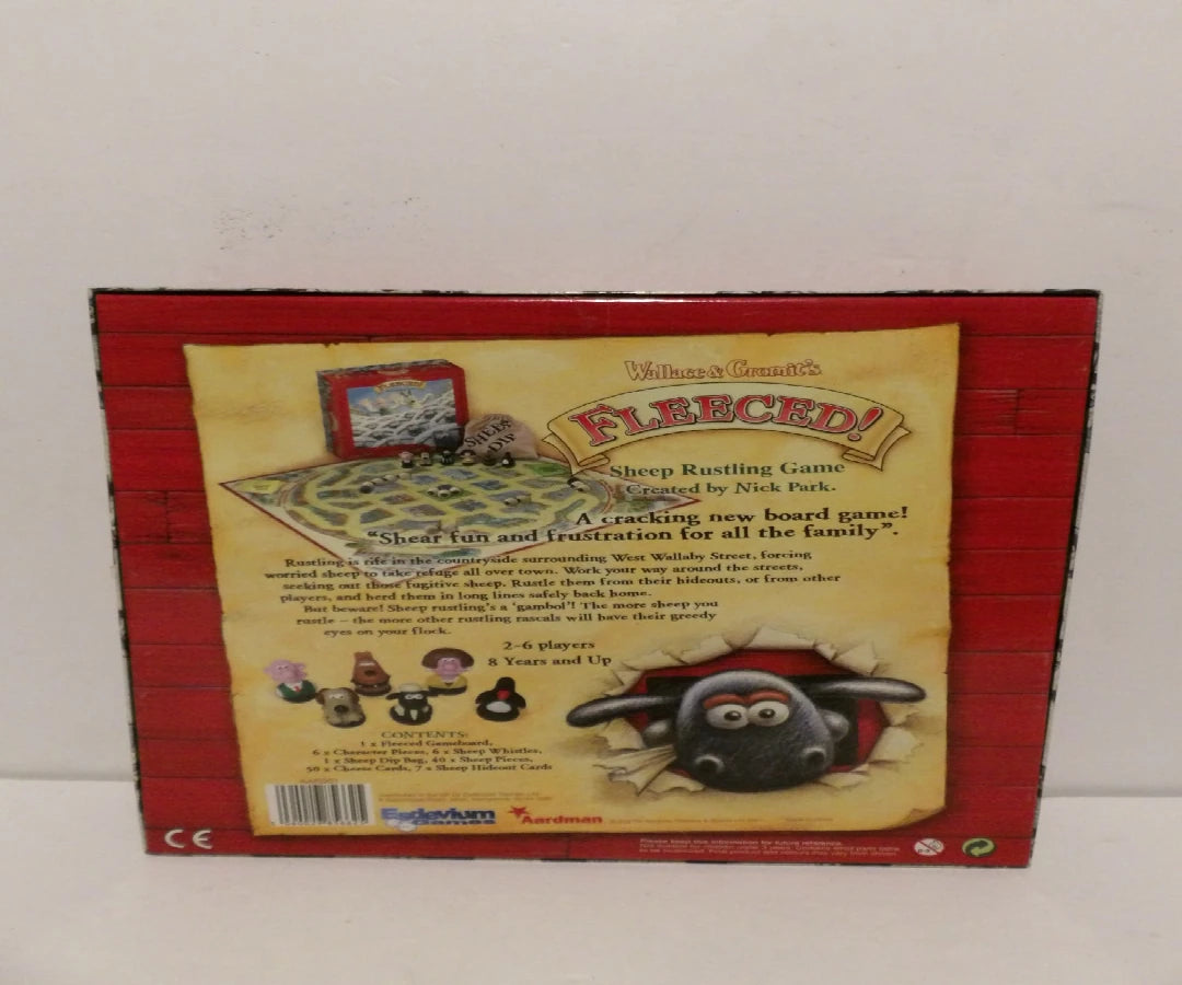 Fleeced! -  Wallace & Gromit -  Sheep Rustling Board Game - 2–6 Players - 2007 - Contents Like New image 7