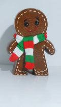Ginger Bread Man Cookie Jar With Scarf image 0
