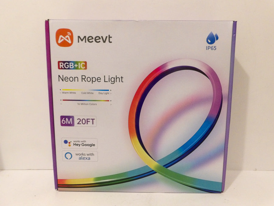 Neon LED Multicolour Strip Light App Control Waterproof Home WiFi RGB IC 6Metre image 0