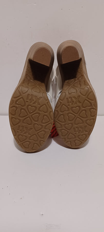 Xti - Sra - Ladies Heel - Heel Strap - White - Brand New image 6
