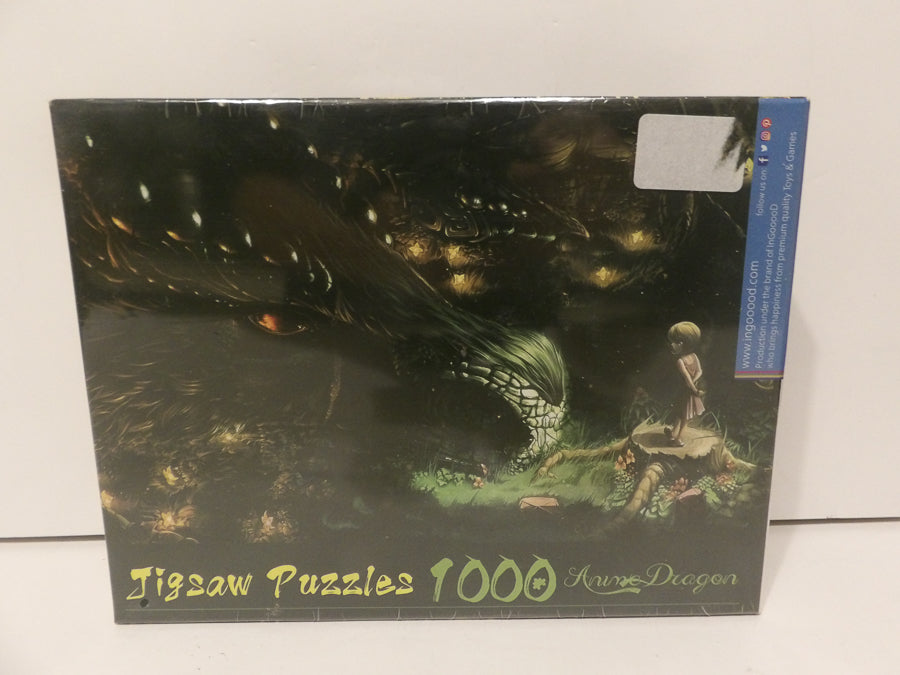 Ingooood | 1000-piece | Jigsaw Puzzle | Fantasy Series | Featuring Anime Dragon | Brand New Factory Sealed image 0