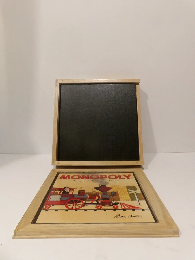 Hasbro - Monopoly - Nostalgia Wooden Edition - Parker Brothers Nostalgic Edition - Great Condition image 5