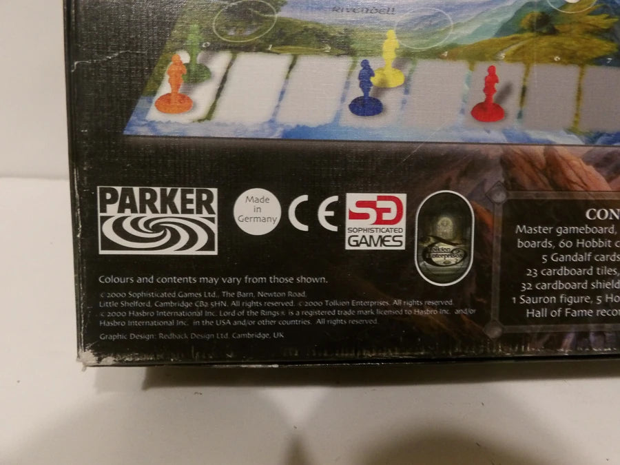 J.R.R Tolkien - Lord of The Rings - Parker - Hasbro - Board Game - Great Condition image 4