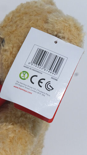 Hamleys 10" Branded Bear Hilly image 2