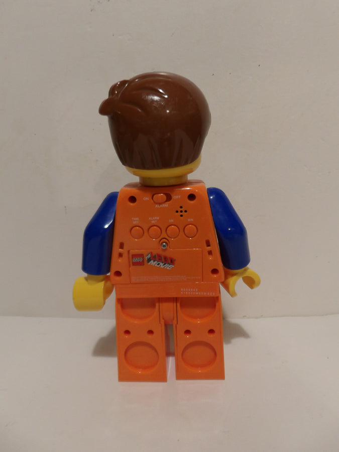 The Lego Movie | EMMET | Alarm Clock | Minifigure Rare & Retired 2014 image 2