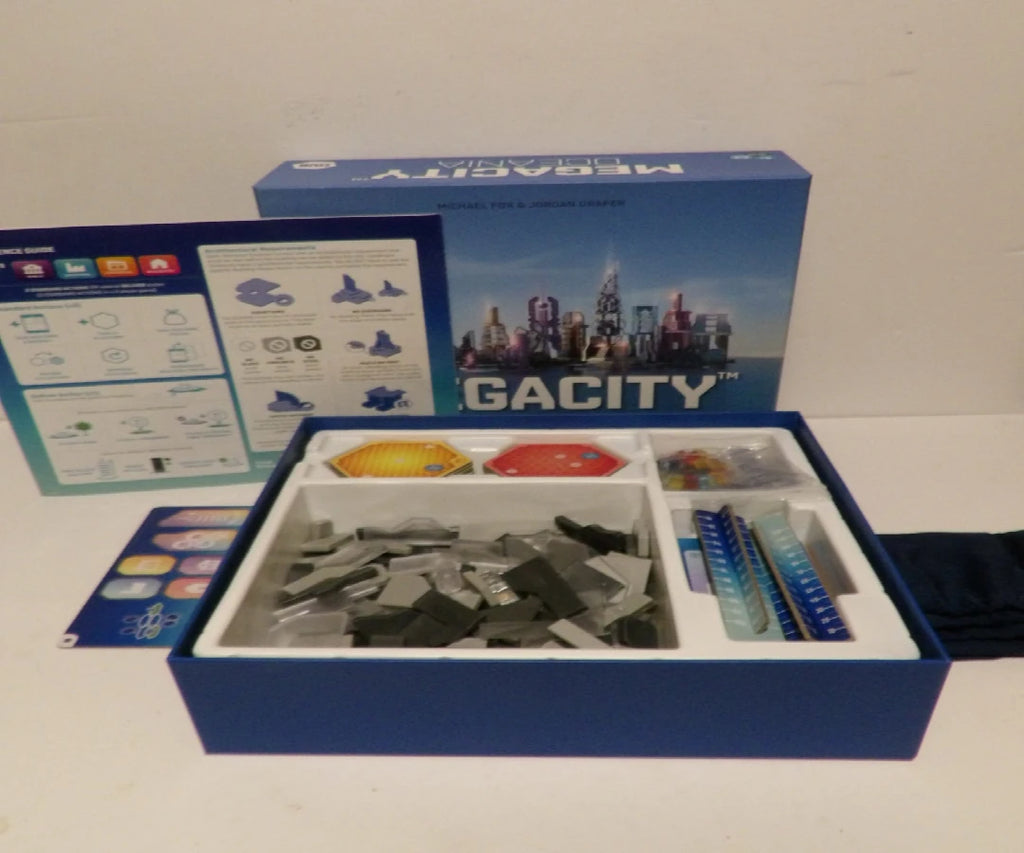 MegaCity -  Oceania -  Build a city on the sea - 2–4 Players - 2019 - Hub Games - Contents Like New image 6