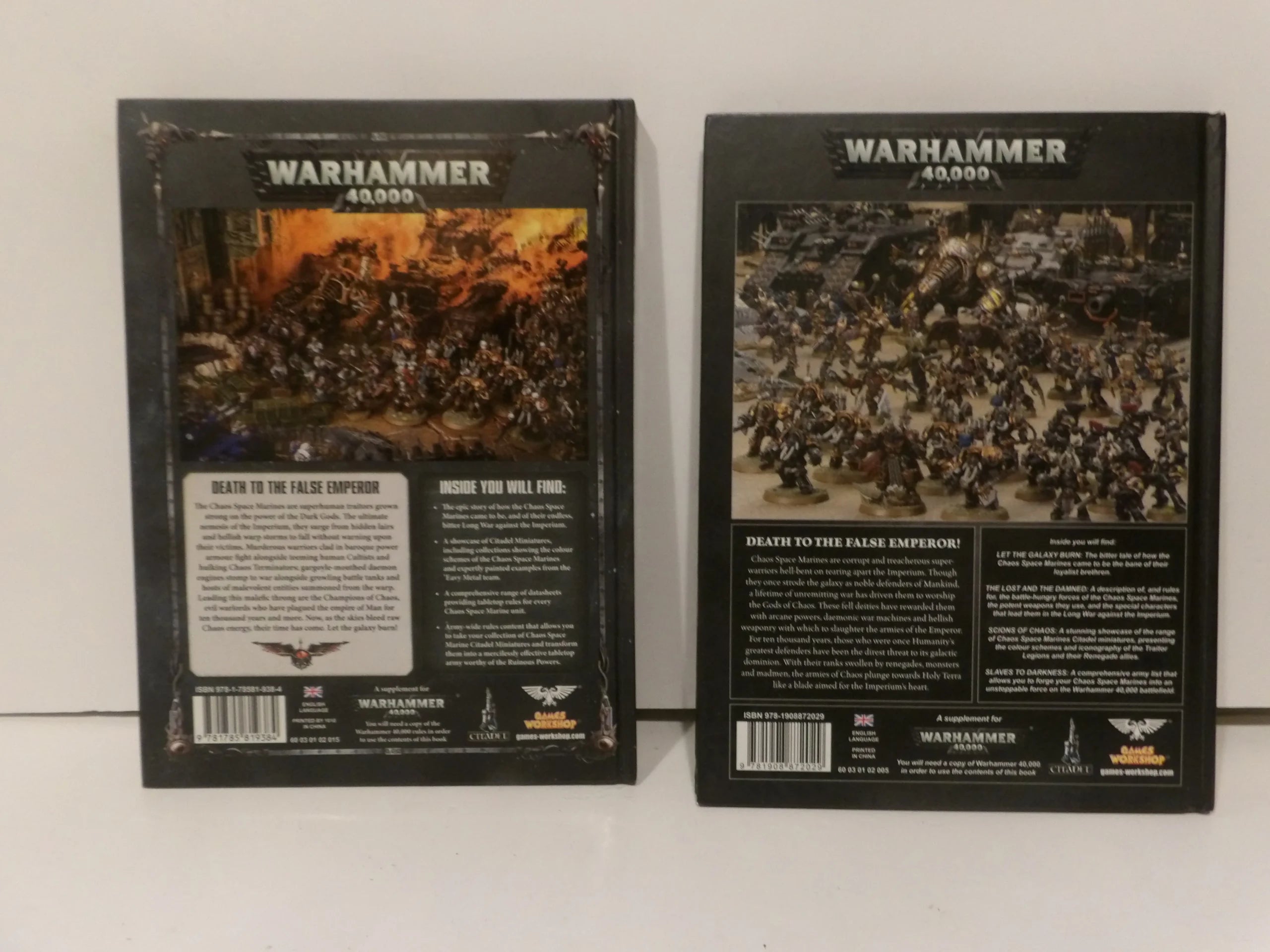 Warhammer - Orks - Aeldari - Chaos Space Marines and Traitors Hate - Hardback - Codex - Games Workshop - As New Condition (Copy) image 1