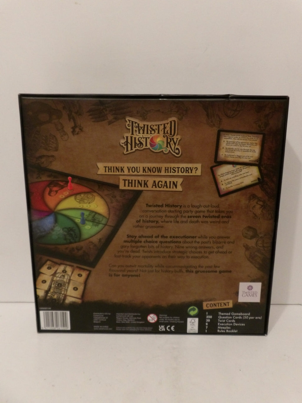 Twisted History Board Game | Think you know History? Think Again | Fun, Obscure image 1