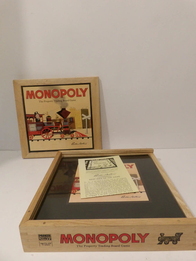 Hasbro - Monopoly - Nostalgia Wooden Edition - Parker Brothers Nostalgic Edition - Great Condition image 1