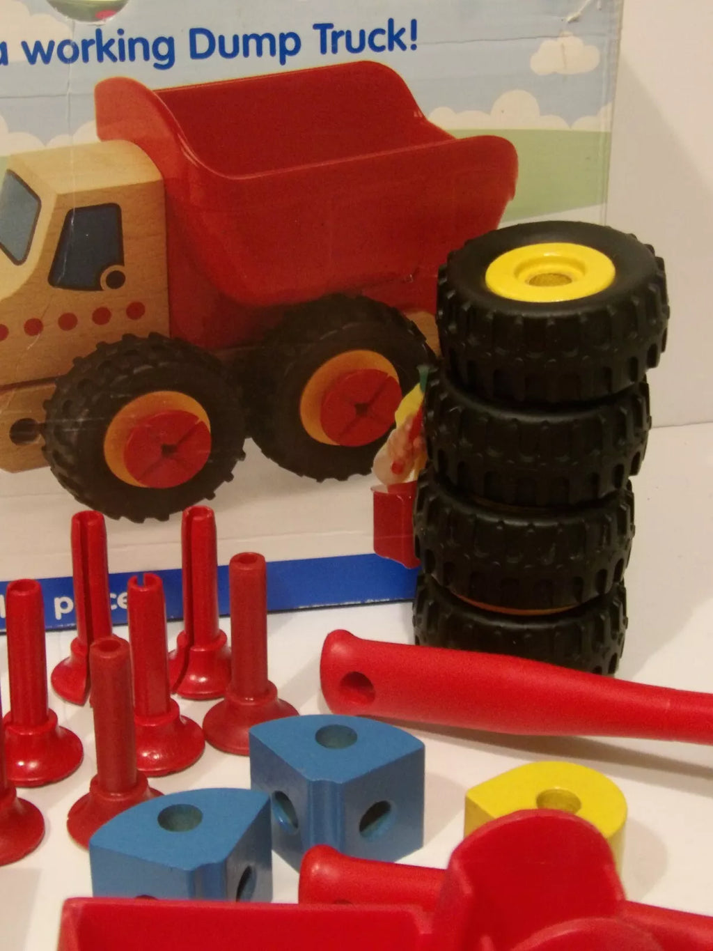 Vintage BRIO Builder System Dump Truck 34219 1998 & Loads More Parts image 4
