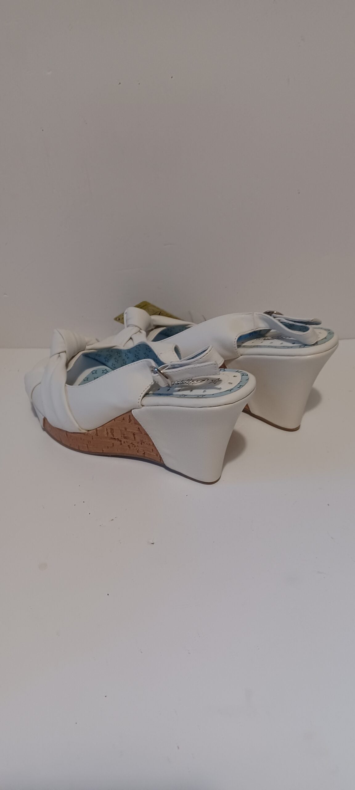 Hoyvoy - Sandalia - Heel Strap - Toeless - White - Brand New image 4