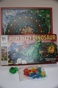 Dizzy Dizzy Dinosaur Board Game Vintage MB 1987 Complete  & Working Dizzy image 0