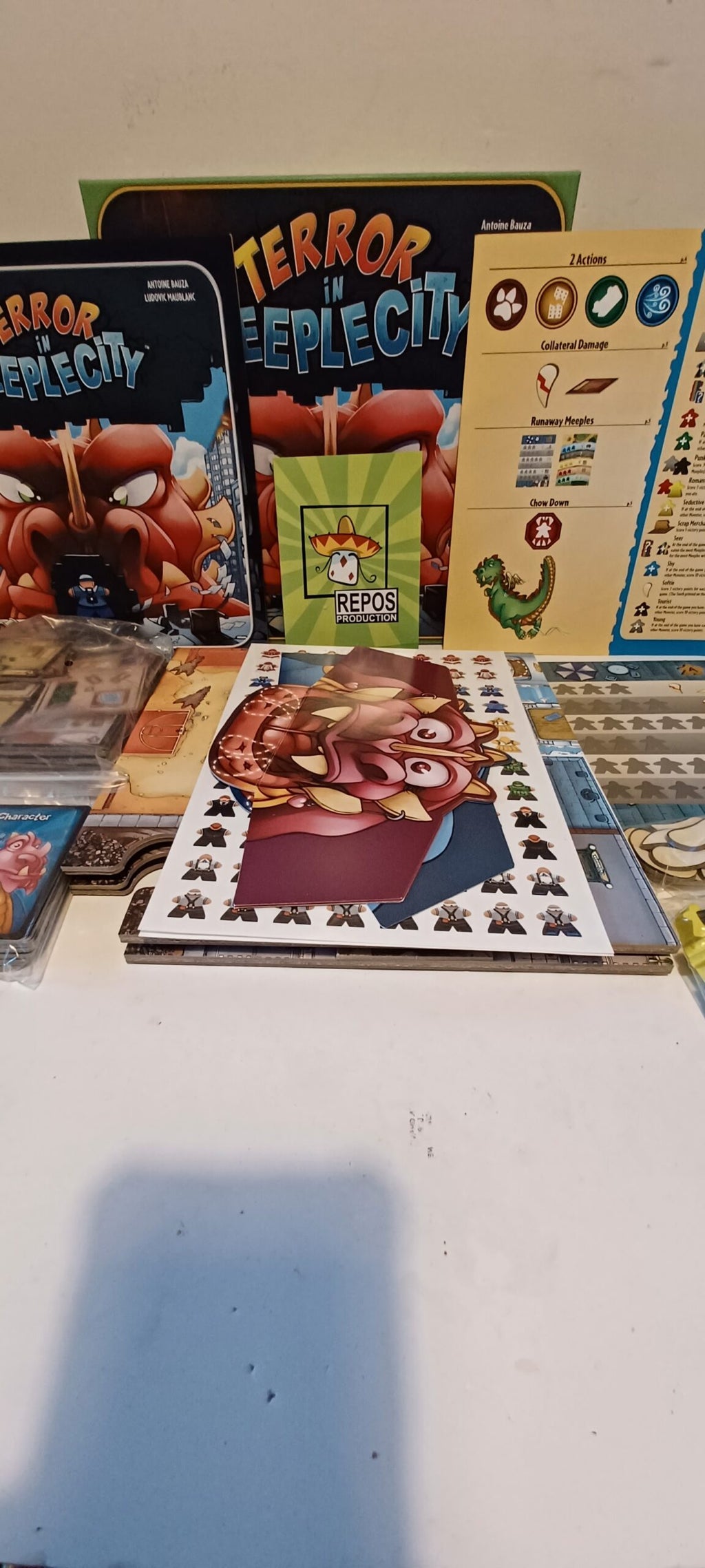 Terror in Meeple City | Board Game | AKA Rampage | Retail Condition | Antoine Bauza | Ludovic Maublanc | Repos Production image 11