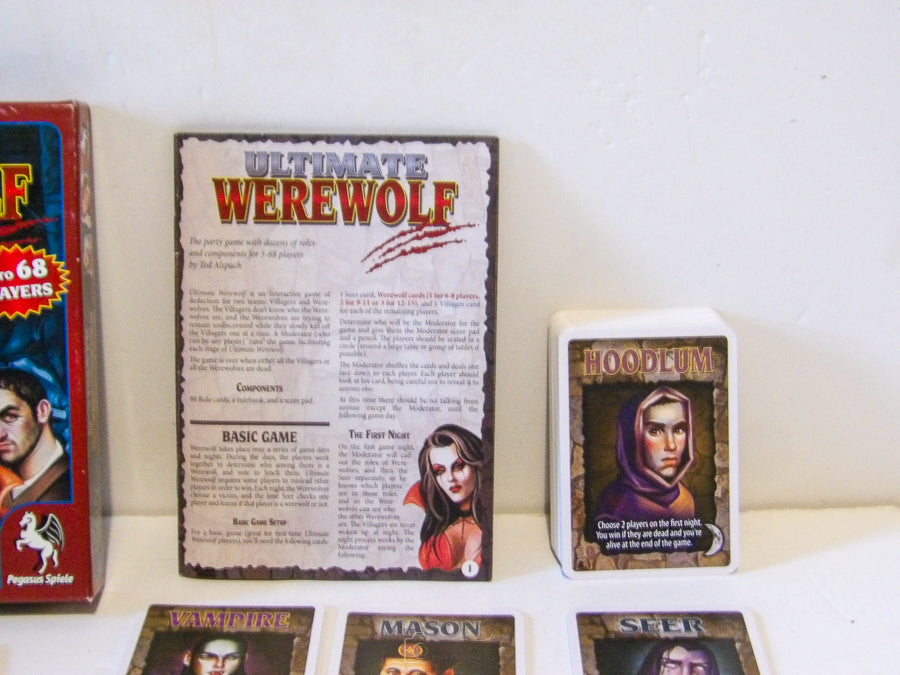 Ultimate Werewolf - Party Game - Ted Alspach - Great Unused Condition image 5