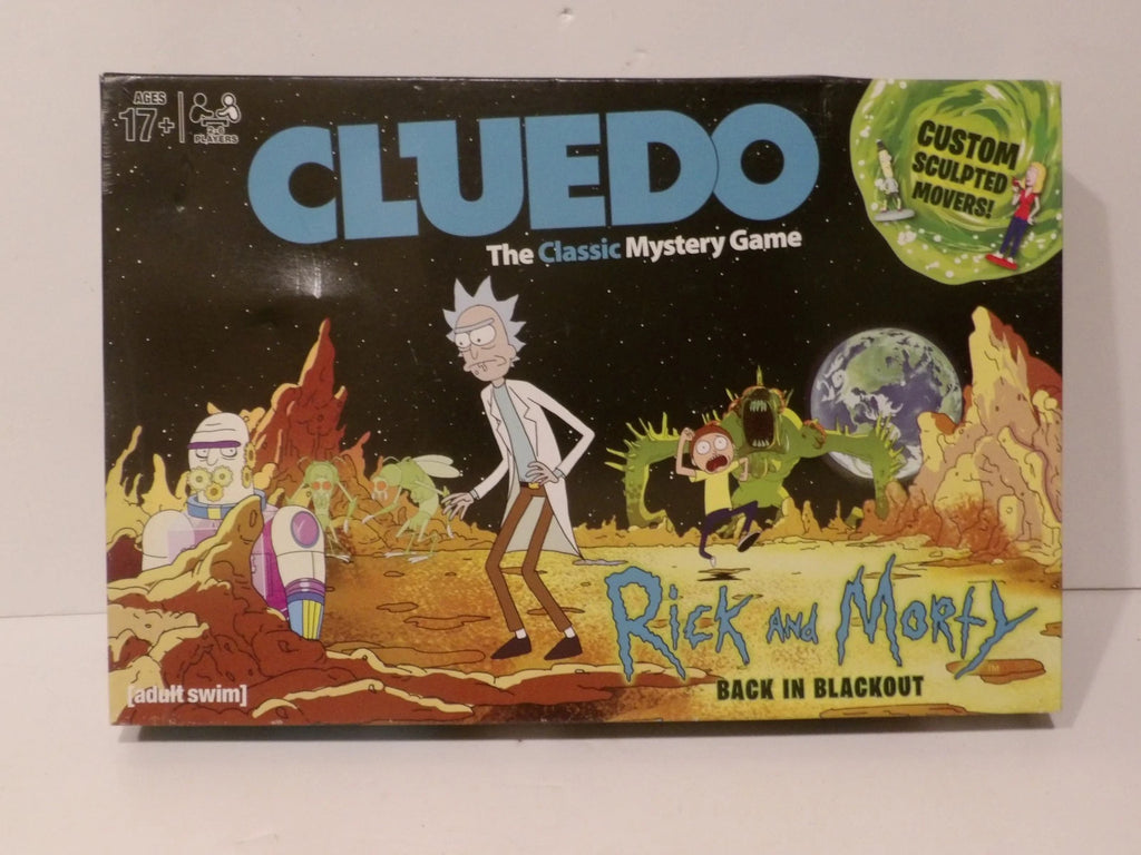 CLUEDO - Ricky and Morty Hasbro Family Board Game 2018 Complete - Great Condition image 2