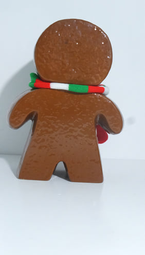 Ginger Bread Man Cookie Jar With Scarf image 1