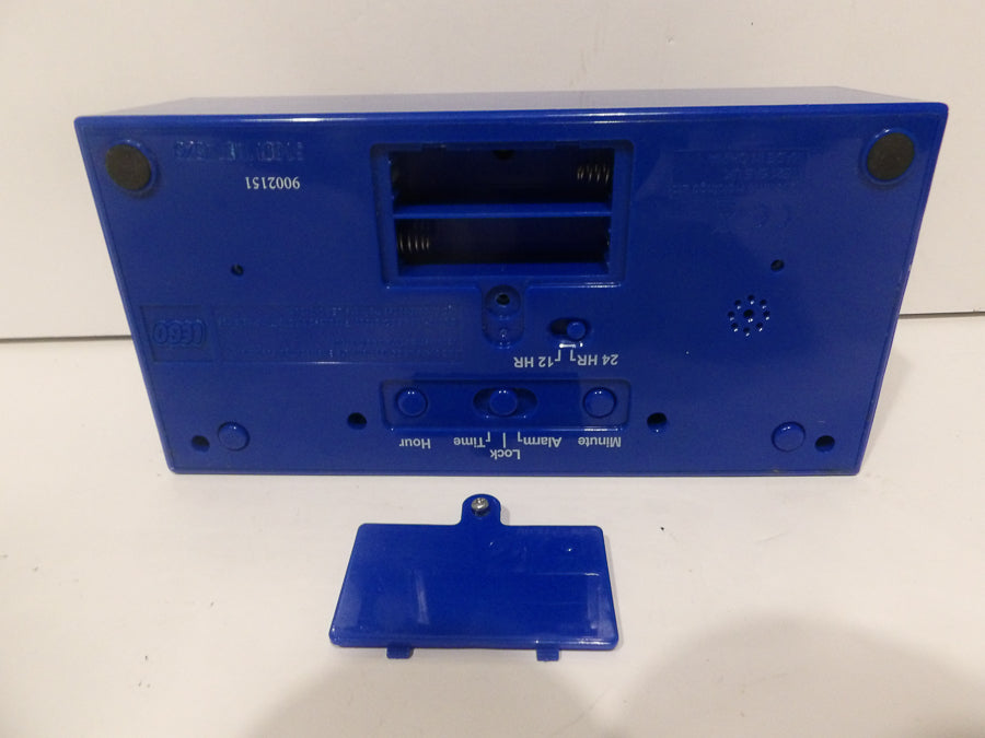 Lego | Blue Brick | Digital Alarm Clock | Based On 2x4 Brick image 2