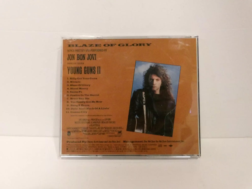 Rare Cover Art - Jon Bon Jovi - Blaze Of Glory - Unused Condition image 2