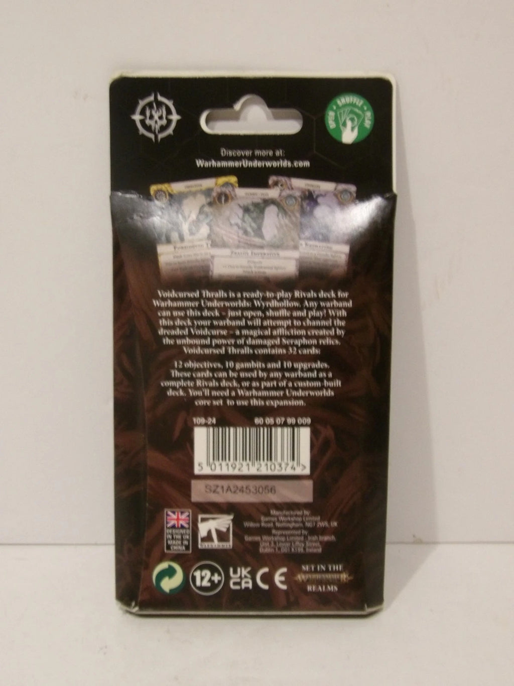 Warhammer Underworlds Wydhollow: Voidcursed Thralls Rivals Deck GW 109-24 NIB image 1