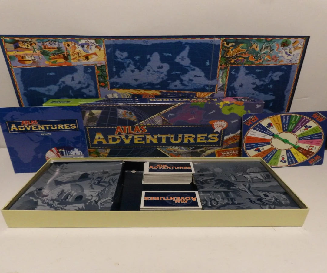 Atlas Adventures - 1996 - The Green Board Game Co - Contents Like New image 4
