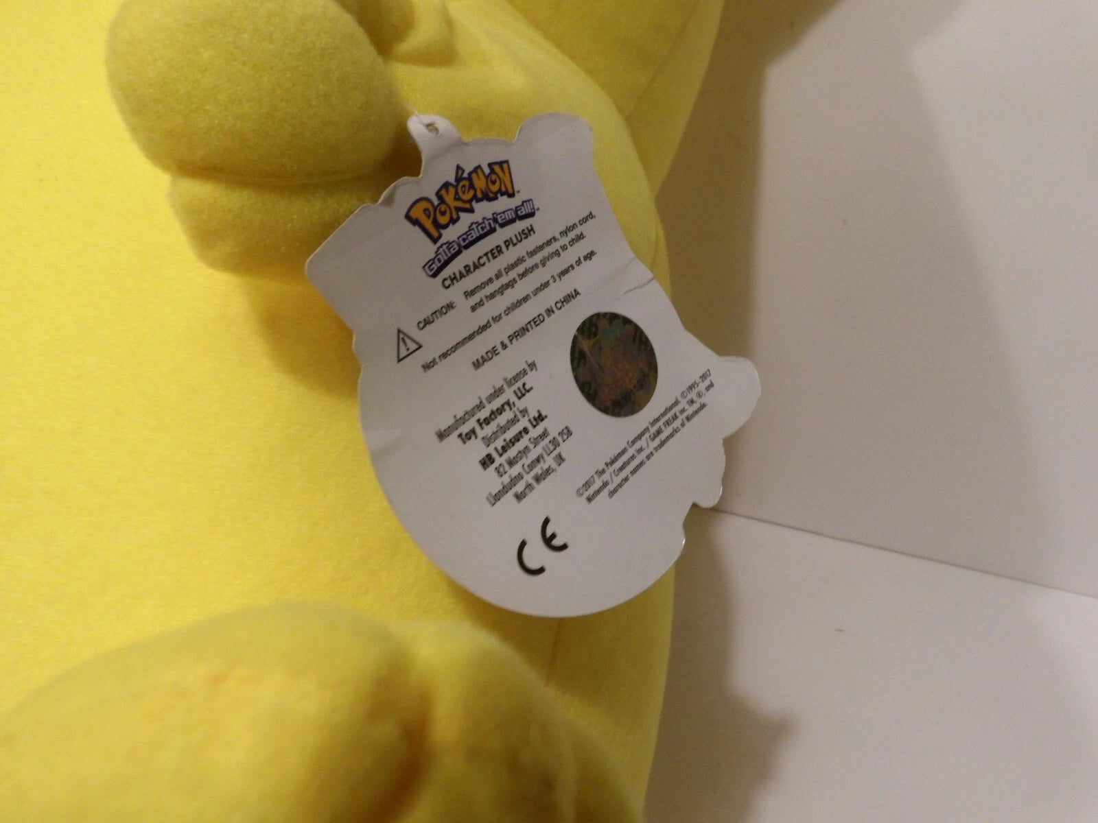 Pokemon Toy Factory 2017 - 20"/50cm - Pikachu Polyester Plush - New With Tags image 1