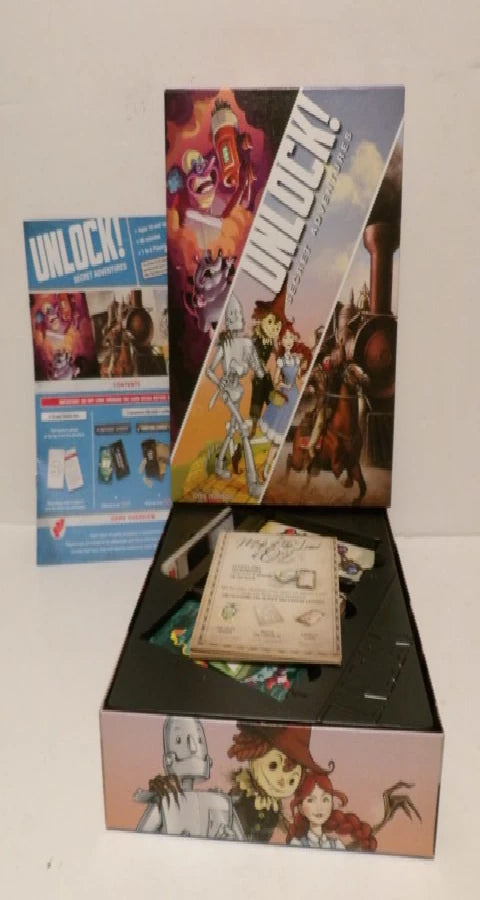 Unlock! - Secret Adventures - 2017 - Card Game - Contents Like New image 4