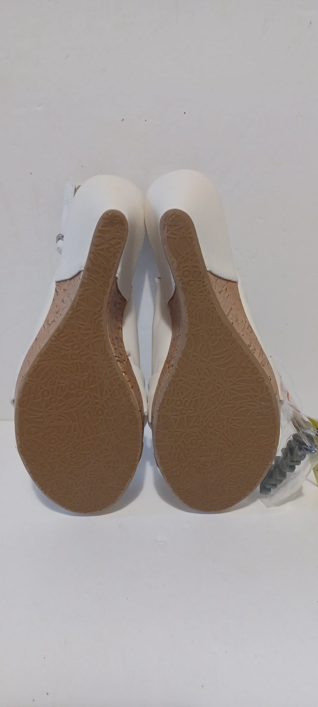 Hoyvoy - Sandalia - Heel Strap - Toeless - White - Brand New image 8