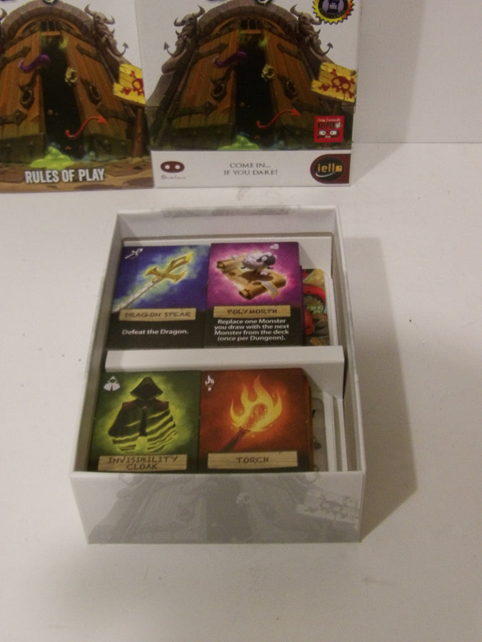 iello | Welcome to the Dungeon | Board Game | Ages 10+ | 2 to 4 Players | 30 mins Minutes Playing Time | Opened Box | Like New image 4