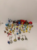 HUGE... Nintendo Pokemon Fantasy Sega Dragon Figure Bird Keychain Toy Lot image 0