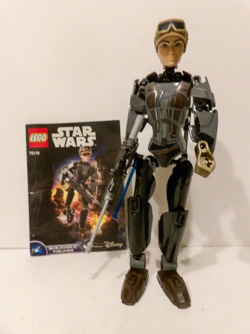 100% Complete & Retired Lego Star Wars Sergeant Jyn Erso 75119 with Manual image 0